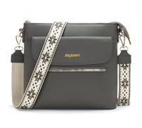 Atgbiem Handtasche Damen Klein Umhängetasche Damen Mittelgroß Tasche Crossbody Bag Damenhandtasche Dunkelgrau 9 Farben zur Auswahl