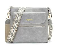 Atgbiem Handtasche Damen Klein Umhängetasche Damen Mittelgroß Tasche Crossbody Bag Damenhandtasche Grau 9 Farben zur Auswahl