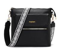 Atgbiem Handtasche Damen Klein Umhängetasche Damen Mittelgroß Tasche Crossbody Bag Damenhandtasche Schwarz 9 Farben zur Auswahl