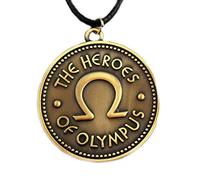 Athena Brands Percy Jackson Heroes of Olympus Halskette mit Anhänger in Premium-Qualität mit Geschenkbox
