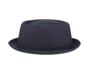 Athens Cotton Pork Pie Hut by Stetson dunkelblau 54 cm
