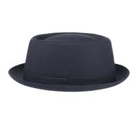 Stetson Pork Pie aus Baumwolle mit UV-Schutz 40+ Marine, 56/M