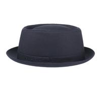 Stetson Pork Pie aus Baumwolle mit UV-Schutz 40+ Marine, 57/M