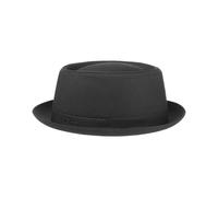Athens Cotton Pork Pie Hut - schwarz / 57 cm