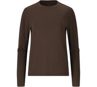 Athlecia Almi V2 langarm Trainingsshirt Damen 1294 - chocolate torte 40