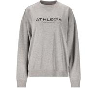 Sweatshirt ATHLECIA "Atkins", Damen, Gr. 34, hellgrau, meliert, 65% Polyester, 35% Baumwolle, meliert, unifarben, normal, Rundhals, Sweatshirts, aus weichem und komfortablem Material (12783430-34) hel