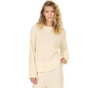 Sweatshirt ATHLECIA "Cardall", Damen, Gr. 46, beige, 66% Polyester, 28% Viskose, 6% Elasthan, unifarben, normal, Rundhals, Sweatshirts Sweatshirt, Komfort (49268701-46) beige