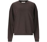 Sweatshirt ATHLECIA "Crecy", Gr. 36, braun, 50% Baumwolle, 48% Polyester, 2% Elasthan, unifarben, normal, Rundhals, Sweatshirts Sweatshirt, aus super weichem Material (38024559-36) braun