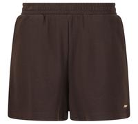 Shorts ATHLECIA "Crecy", Damen, Gr. 42, EURO-Größen, braun, 50% Baumwolle, 48% Polyester, 2% Elasthan, unifarben, kurz, Hosen Shorts, aus robustem und atmungsaktivem Material (35225110-42) braun