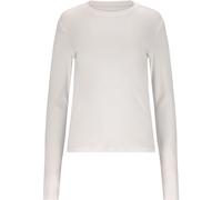 Athlecia Damen Langarmshirt Lenga Rib Longsleeve 48% Baumwolle 48% Modal Gr. 42 Weiß/Grau