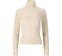 Athlecia Jelina Ribbed Turtleneck Langarmshirt Damen 1145 - whisper white 38