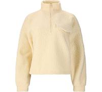 ATHLECIA Damen Sweatshirt Florrie W Sherpa Half zip (EA243308) 40 Antique White