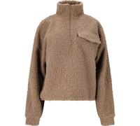 ATHLECIA Damen Sweatshirt Florrie W Sherpa Half zip (EA243308) 40 Walnut