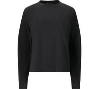 Sweatshirt ATHLECIA "Guyana", Damen, Gr. 42, schwarz, 79% Polyester, 21% Elasthan, unifarben, normal, Rundhals, Sweatshirts Sweatshirt, im schlichten und elastischen Design (82441708-42) schwarz