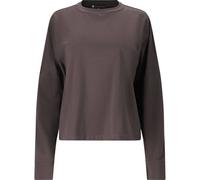 Sweatshirt ATHLECIA "Guyana", Damen, Gr. 46, lila (purpurviolett), 79% Polyester, 21% Elasthan, unifarben, normal, Rundhals, Sweatshirts, im schlichten und elastischen Design (86304847-46) purpurviole