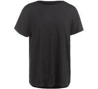 ATHLECIA - Women's Lizzy Slub Tee - Funktionsshirt, Gr. XS 34, schwarz (BlackMelange)