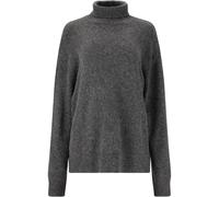 Athlecia Daviana High Neck Strickpullover Damen 1011 - dark grey melange 38