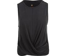 Tanktop ATHLECIA "Diamy", Damen, Gr. 38, schwarz, 69% Modal, 31% Polyester, unifarben, normal, Rundhals, Tops Tanktop, aus atmungsaktivem Materialmix (79155701-38) schwarz