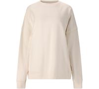 Sweatshirt ATHLECIA "Gidon", Damen, Gr. 34, grau, 100% Baumwolle, unifarben, normal, Rundhals, Sweatshirts, mit entspanntem Loose Fit (76035309-34) grau