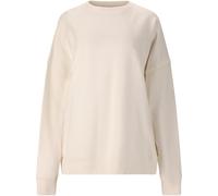 Sweatshirt ATHLECIA "Gidon", Damen, Gr. 38, grau, 100% Baumwolle, unifarben, casual, normal, Rundhals, Langarm, Sweatshirts, mit entspanntem Loose Fit (76035309-38) grau