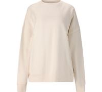 Sweatshirt ATHLECIA "Gidon", Damen, Gr. 38, grau, 100% Baumwolle, unifarben, casual, normal, Rundhals, Langarm, Sweatshirts, mit entspanntem Loose Fit (76035309-38) grau