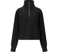 Sweatshirt ATHLECIA "Hecey", Damen, Gr. 44, schwarz, 55% Polyester, 45% Baumwolle, unifarben, normal, hoch geschlossener Ausschnitt, Sweatshirts, mit schlichtem Design (87981755-44) schwarz