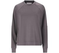 Sweatshirt ATHLECIA "Jacey", Damen, Gr. 34, braun, 51% Polyester, 44% Modal, 5% Elasthan, unifarben, normal, Rundhals, Sweatshirts Sweatshirt, aus extra weichem Material (89386024-34) braun