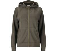 Kapuzensweatshirt ATHLECIA "Jacey", Damen, Gr. 40, dunkelgrün, 51% Polyester, 44% Modal, 5% Elasthan, unifarben, normal, ohne Ausschnitt, Sweatshirts, in klassischem Design mit Kapuze (72314904-40) du