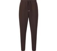 Sweathose ATHLECIA "Jacey", Damen, Gr. 38, EURO-Größen, braun (dunkelbraun), 51% Polyester, 44% Modal, 5% Elasthan, unifarben, lang, Hosen Sweathose, aus weichem Modalmix (28890749-38) dunkelbraun