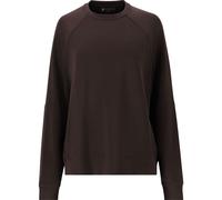 Sweatshirt ATHLECIA "Jacey", Damen, Gr. 44, braun (kastanie), 51% Polyester, 44% Modal, 5% Elasthan, unifarben, normal, Rundhals, Sweatshirts Sweatshirt, aus extra weichem Material (22175969-44) kasta