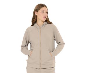 Athlecia Kapuzenpullover Jacey Fullzip (weiches Material, höchster Tragekomfort) beige Damen, Größe 40