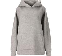 Sweatshirt ATHLECIA "Larisa", Damen, Gr. 34, hellgrau, meliert, 68% Polyester, 25% Viskose, 7% Elasthan, unifarben, normal, ohne Ausschnitt, Sweatshirts, im lockeren Schnitt (41175811-34) hellgrau, me