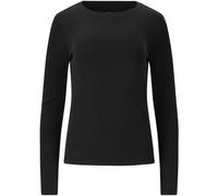 Athlecia Lenga Rib Langarmshirt Damen 1001 - black 46