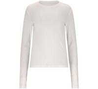 ATHLECIA - Women's Lenga Rib L/S Tee - Longsleeve, Gr. S 36, weiß/grau (White)