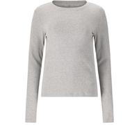 ATHLECIA Lenga W Rib L/S Tee Damen | LIGHT GREY MELANGE | 36