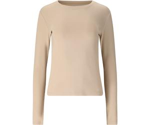 Athlecia Lenga W Rib Long Sleeve Tee oatmeal (1106) 42