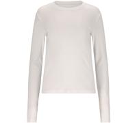 ATHLECIA - Women's Lenga Rib L/S Tee - Longsleeve, Gr. S 36, weiß/grau (White)