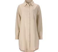 Jerseykleid ATHLECIA "Resort", Damen, Gr. 40, EURO-Größen, beige (hellbeige), 55% Leinen, 45% Viskose, unifarben, lang, ohne Ausschnitt, Kleider, im eleganten und atmungsaktiven Design (52776955-40) h