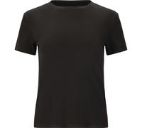 ATHLECIA - Women's Tinashe Rib S/S Tee - T-Shirt, Gr. XXL 44, schwarz (Black)