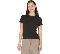 ATHLECIA - Women's Tinashe Rib S/S Tee - T-Shirt, Gr. XXL 44, schwarz (Black)