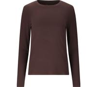 Athlecia Tinashe V2 W Rib Long Sleeve Tee chocolate torte (1294) 36
