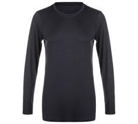 ATHLECIA - Women's Julee Loose Fit L/S Seamless Tee - Funktionsshirt, Gr. L-XL, grau/schwarz (Black)