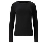 ATHLECIA - Women's Lenga Rib L/S Tee - Longsleeve, Gr. S 36, schwarz (Black)