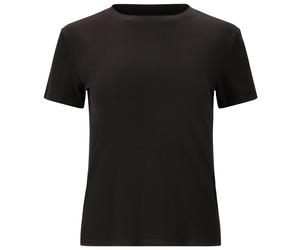 ATHLECIA - Women's Tinashe Rib S/S Tee - T-Shirt, Gr. S 36, schwarz (Black)