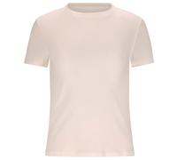 ATHLECIA - Women's Tinashe Rib S/S Tee - T-Shirt, Gr. XS 34, beige (VaporousGray)