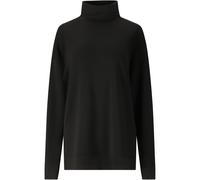 Sweatshirt ATHLECIA "Yunes", Damen, Gr. 44, schwarz, 35% Modal, 59% Polyester, 6% Elasthan, unifarben, normal, hoch geschlossener Ausschnitt, Sweatshirts Sweatshirt, im klassischen Design (37350814-44