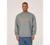 Athleez SUNDAY SESSION - Relaxed Sweatshirt - 100% Bio-Baumwolle Stone (grau) XXL