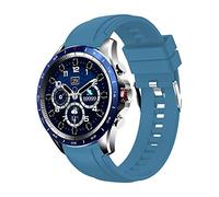 Atlanta 9718- Smartwatch, für Herren, Fitnesstracker, mit Wettervorhersage, Schrittzähler, zum Blutdruck messen, wasserdicht, Farbe:Blau