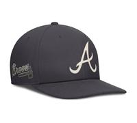 Atlanta Braves Statement Collection Nike Dri-Fit Pro Structured Square Bill MLB Cap Grau - M/L