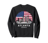 Atlanta City Georgia Flagge Sweatshirt